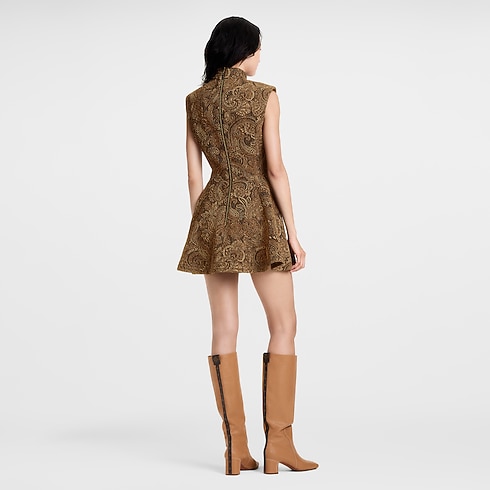 Ready-to-Wear Dresses Lurex Jacquard A-Line Dress | Louis Vuitton ® (Product zoom)