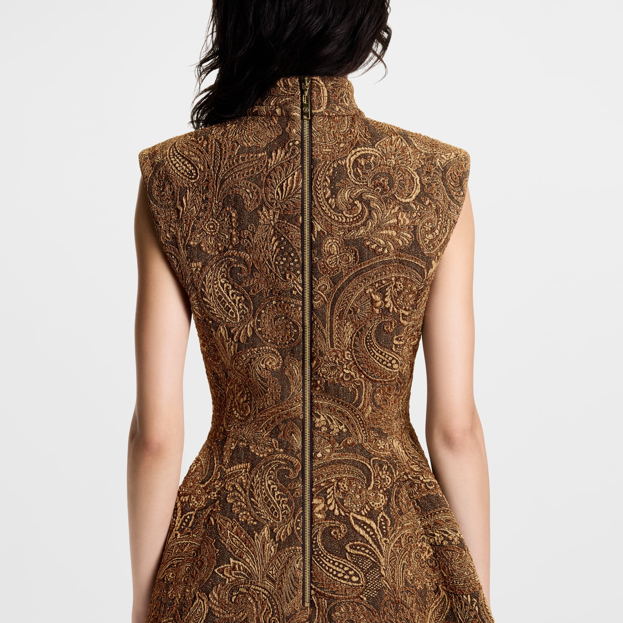  Ready-to-Wear Dresses Lurex Jacquard A-Line Dress | Louis Vuitton ® (Product zoom)