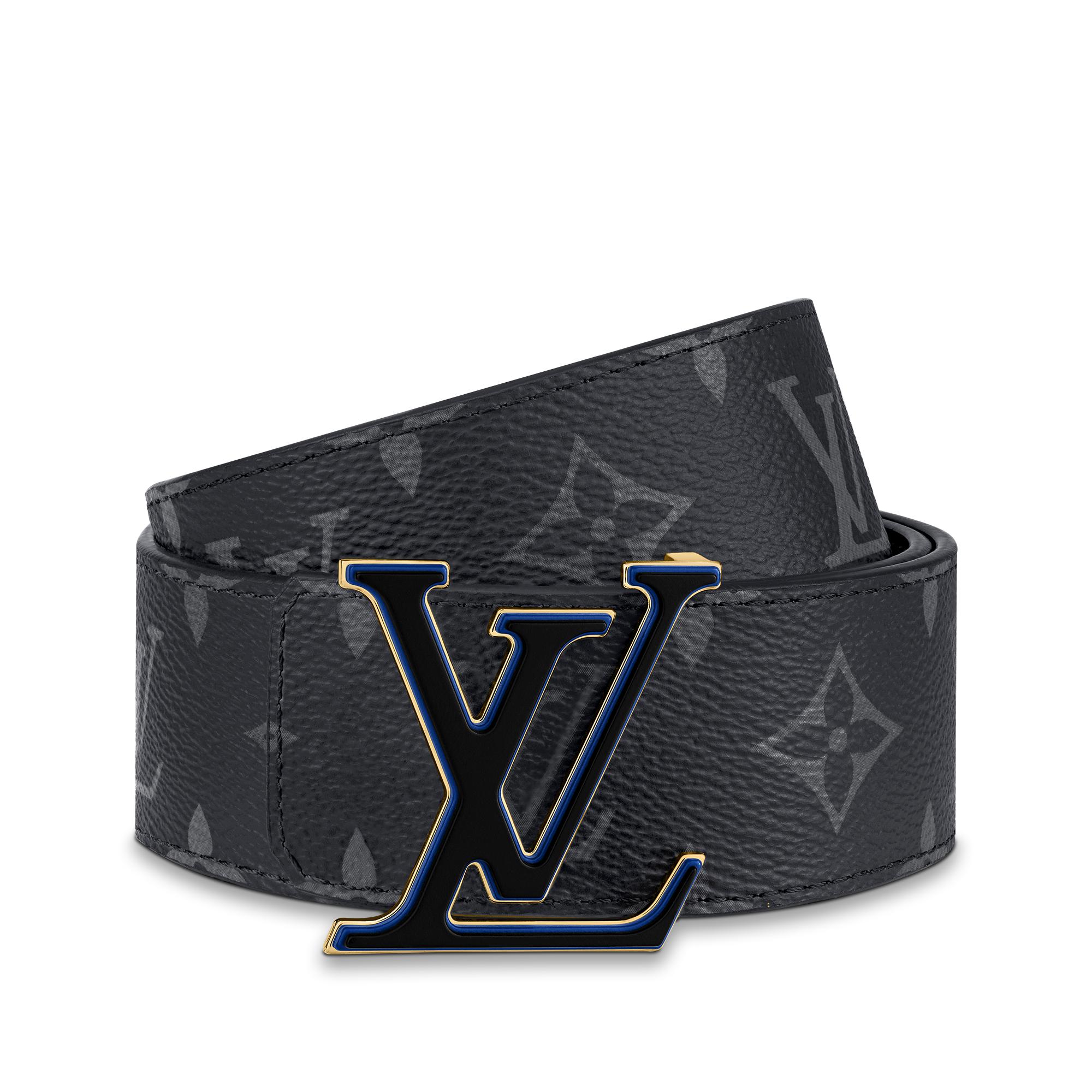 Monogram Eclipse Canvas Accessories Belts LV 3 Steps 40mm Reversible Belt | Louis Vuitton ® (Product zoom)
