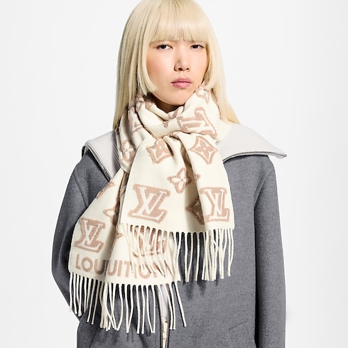S00 Accessories Scarves LV 3D Scarf | Louis Vuitton ® (Product zoom)