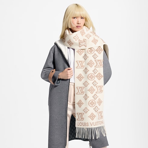 S00 Accessories Scarves LV 3D Scarf | Louis Vuitton ® (Product zoom)