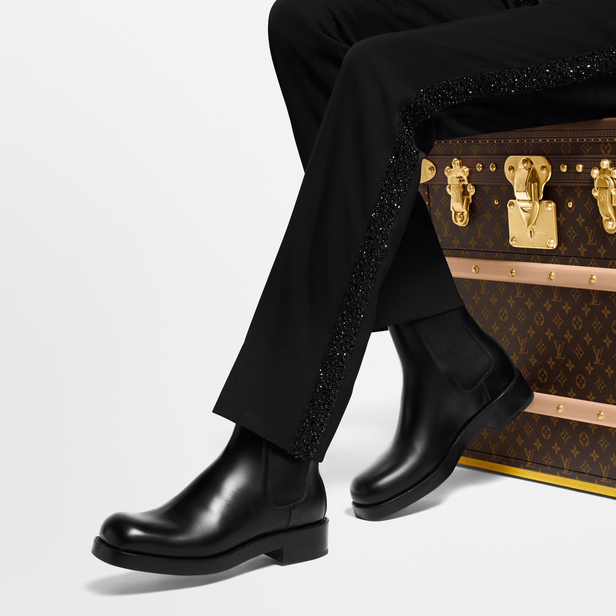 Chelsea Boots Louis Vuitton Booties LV Agent Chelsea Boot Men