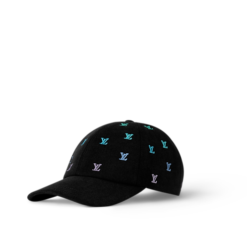 S00 Accessories Hats, Beanies and Gloves LV Blason Shading Denim Cap | Louis Vuitton ® (Product zoom)