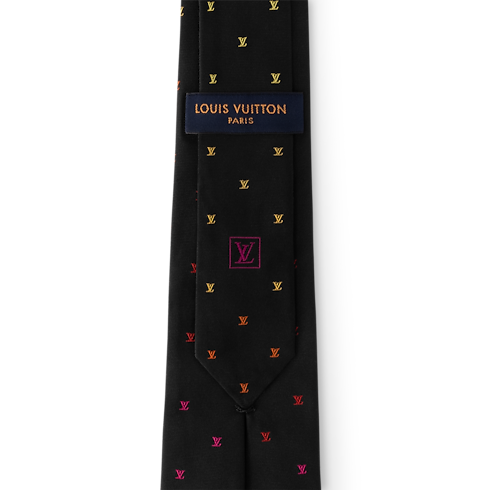 S00 Accessories Ties and Pocket Squares LV Blason Shading Tie | Louis Vuitton ® (Product zoom)