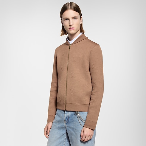 For Men Spring 2025 Collection LV Blason Zipped Blouson | Louis Vuitton ® (Product zoom)