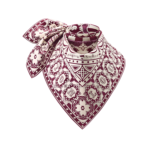 S00 Accessories Silk Squares and Bandeaus LV Carrousel Square 70 | Louis Vuitton ® (Product zoom)
