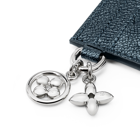 Monogram Empreinte Leather Small Leather Goods Card Holders and Key Holders LV Charms Card Holder | Louis Vuitton ® (Product zoom)