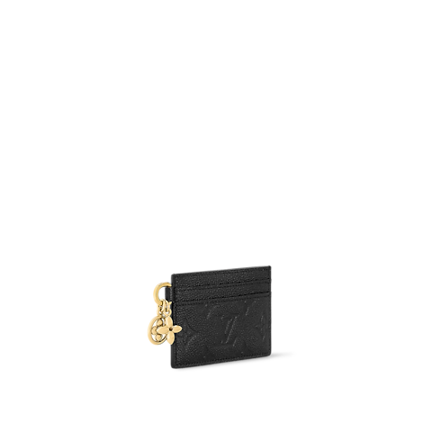 Monogram Empreinte Leather Small Leather Goods Card Holders and Key Holders LV Charms Card Holder | Louis Vuitton ® (Product zoom)