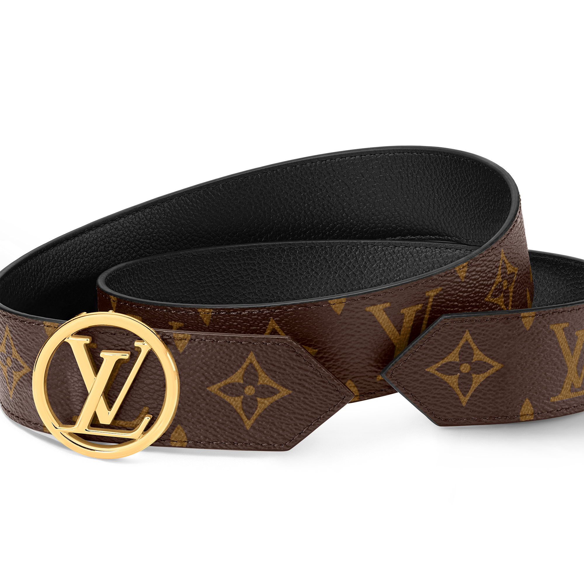 Monogram Accessories Belts LV Circle 35mm Reversible Belt | Louis Vuitton ® (Product zoom)