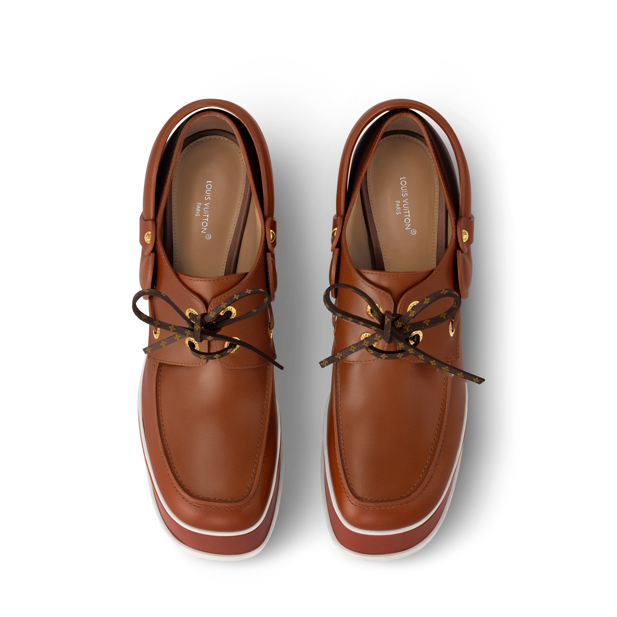  Shoes Loafers and Ballerinas LV Cove Wedge Boat Shoe | Louis Vuitton ® (Product zoom)
