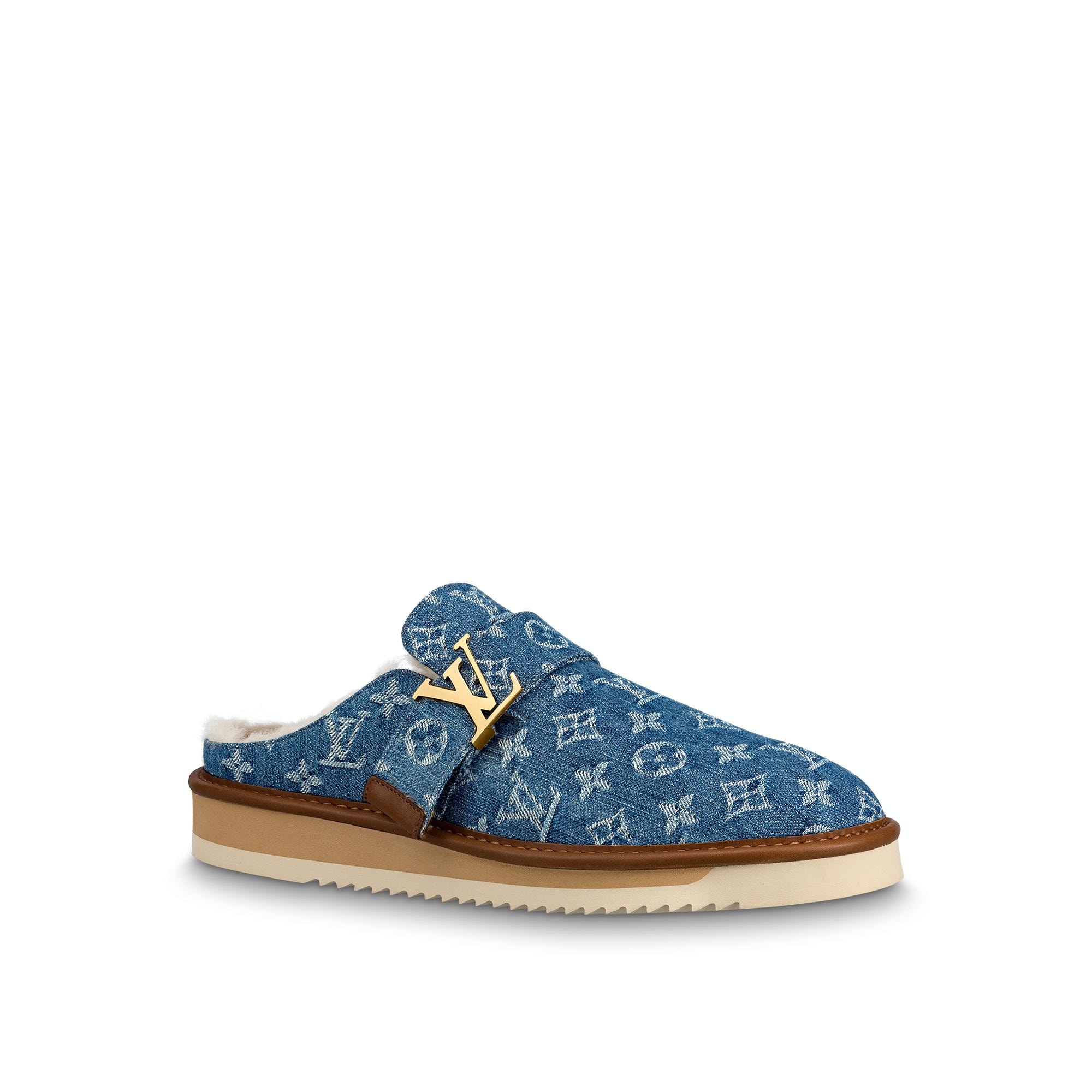 shearling mule