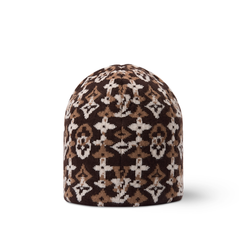 S00 Accessories Hats, Beanies and Gloves LV Crush Monogram Overlap Beanie | Louis Vuitton ® (Product zoom)