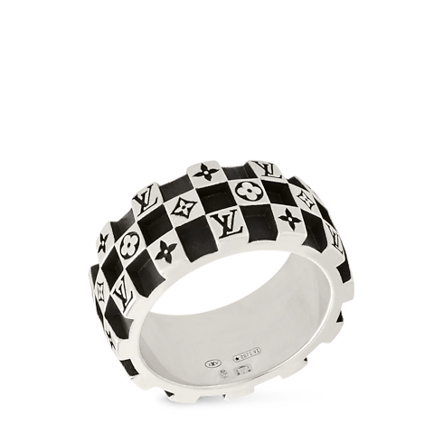 S00 Fashion Jewelry Rings LV Damier Ring | Louis Vuitton ® (Product zoom)