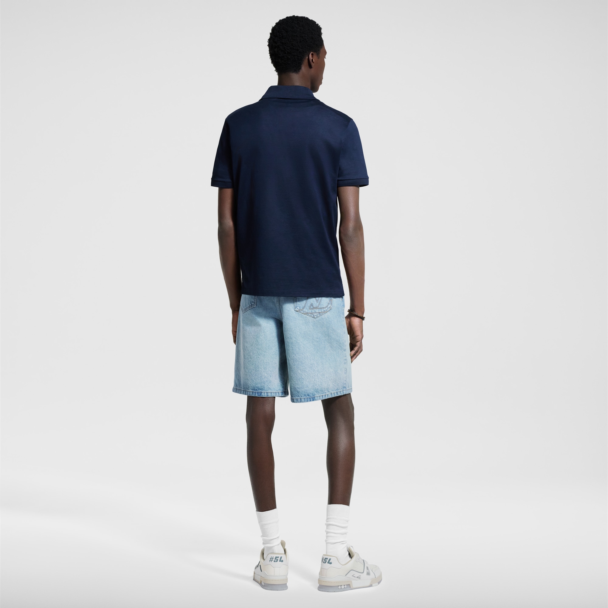  Ready-to-Wear Denim LV Denim Shorts | Louis Vuitton ® (Product zoom)