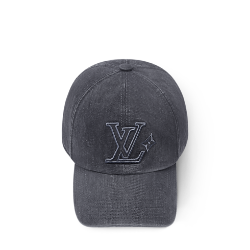S00 Accessories Hats, Beanies and Gloves LV Denim Washed Cap | Louis Vuitton ® (Product zoom)