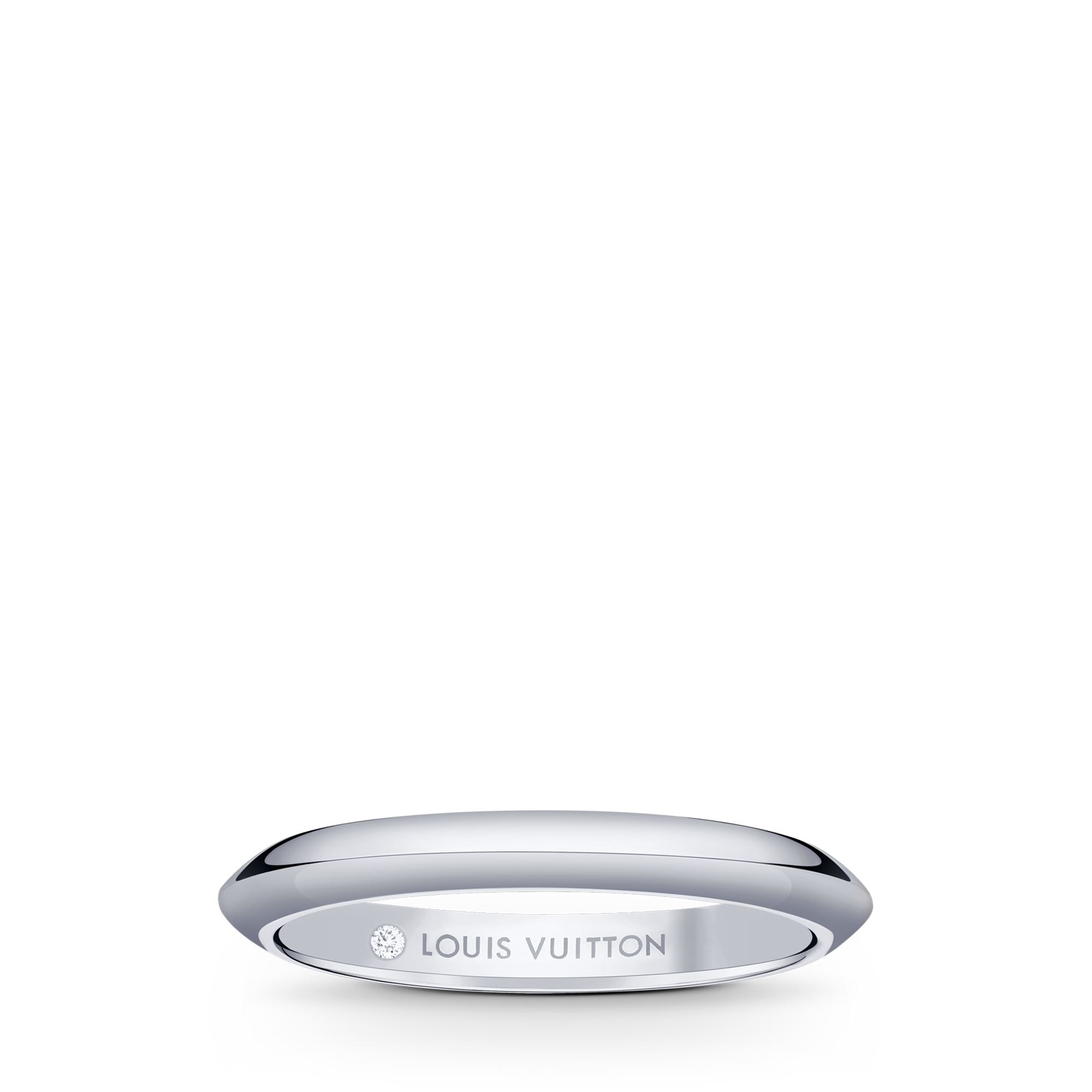  Catégories Wedding Bands LV Diamonds 2.5mm Wedding Band, Platinum | Louis Vuitton ® (Zoom produit)