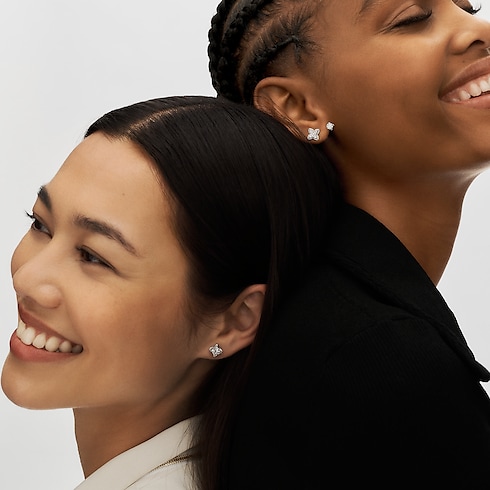 Collections LV Diamonds LV Diamonds Double Stud, Round Brilliant cut - per unit | Louis Vuitton ® (Product zoom)
