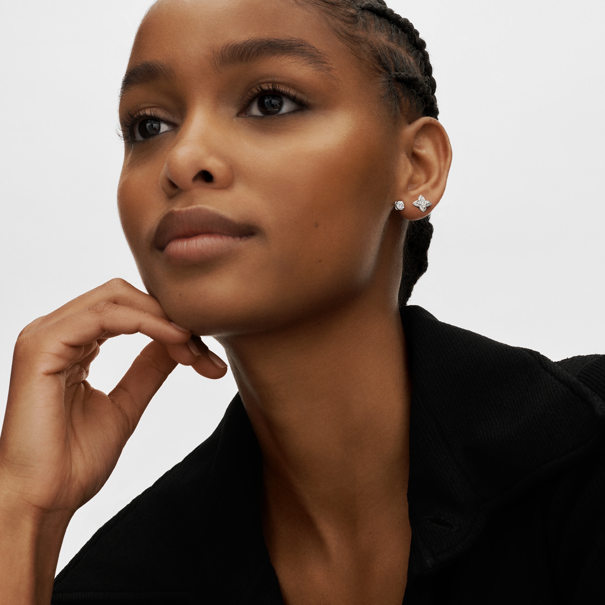  Collections LV Diamonds LV Diamonds Double Stud, Round Brilliant cut - per unit | Louis Vuitton ® (Product zoom)