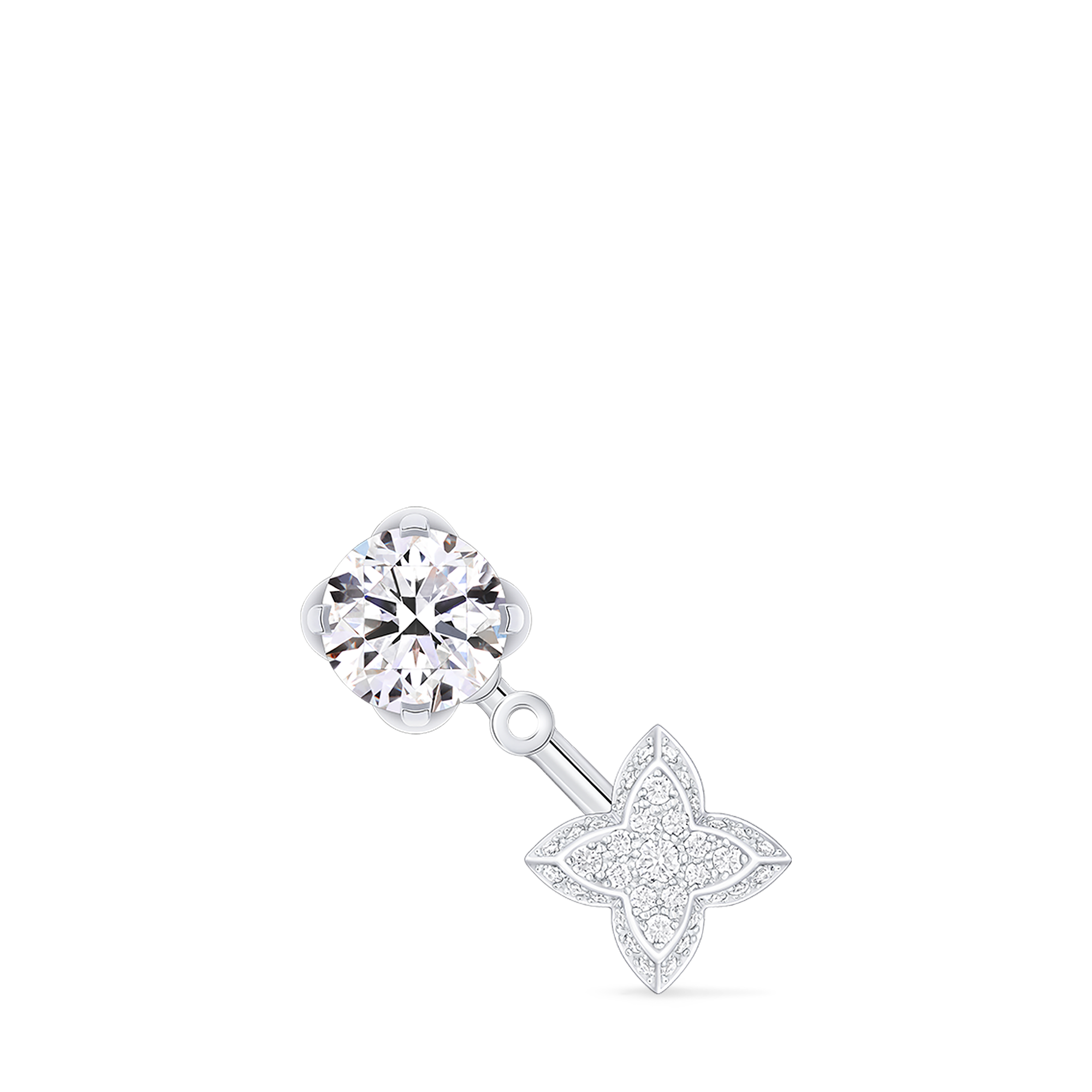  Collections LV Diamonds LV Diamonds Double Stud, Round Brilliant cut - per unit | Louis Vuitton ® (Product zoom)