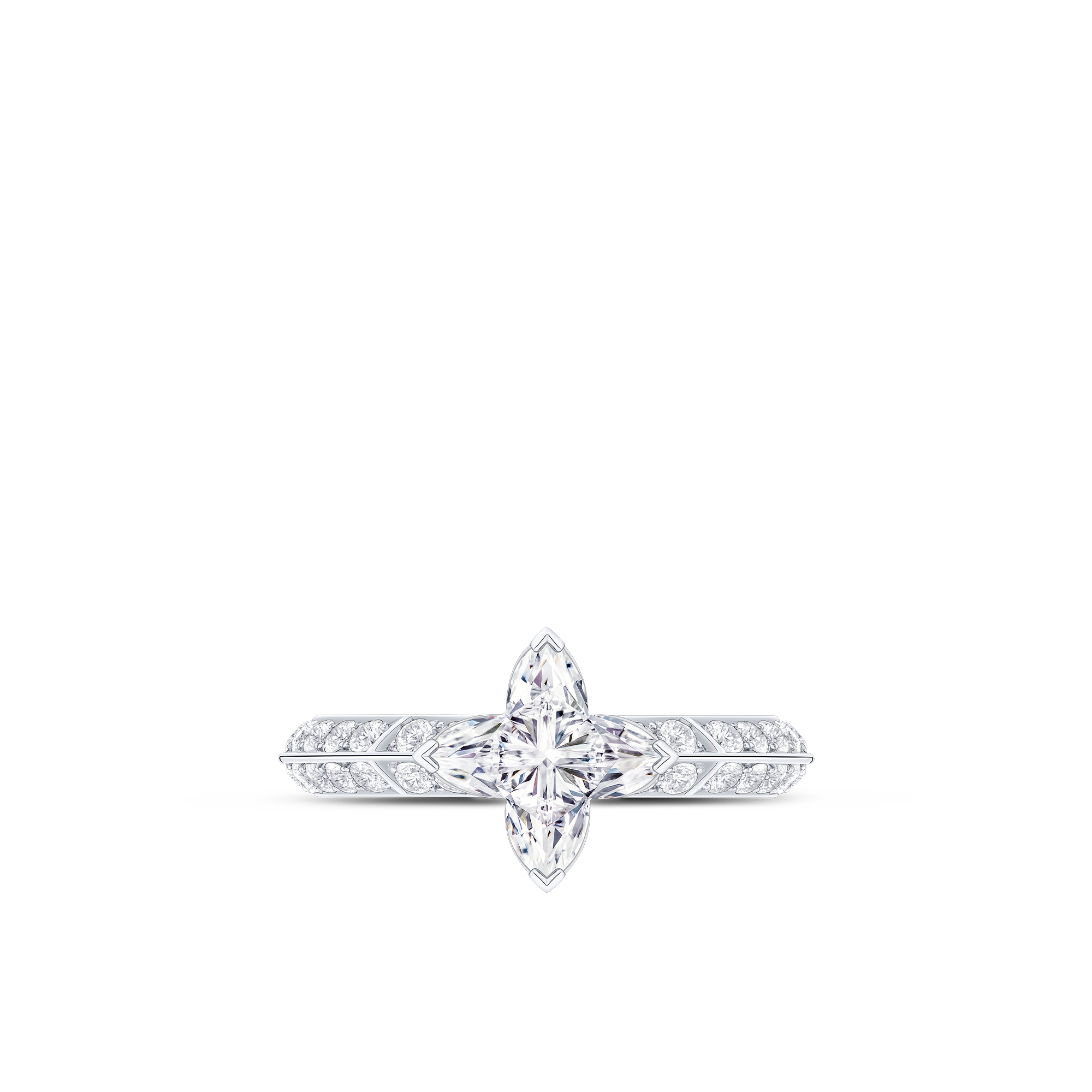  Categories Rings LV Diamonds Pavé Solitaire, LV Monogram Star cut | Louis Vuitton ® (Product zoom)