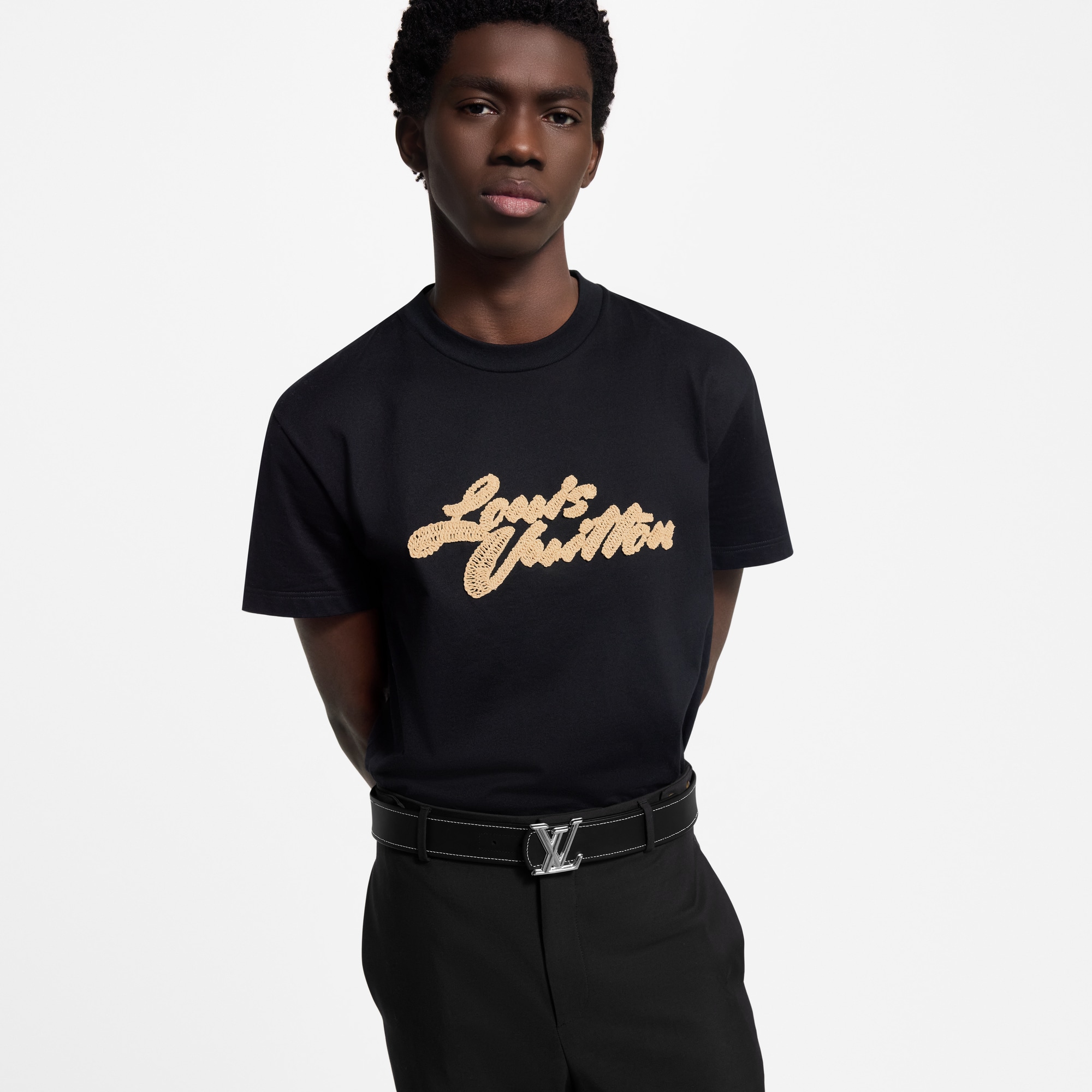  Accessories Belts LV Dimension Raffia 40mm Reversible Belt | Louis Vuitton ® (Product zoom)