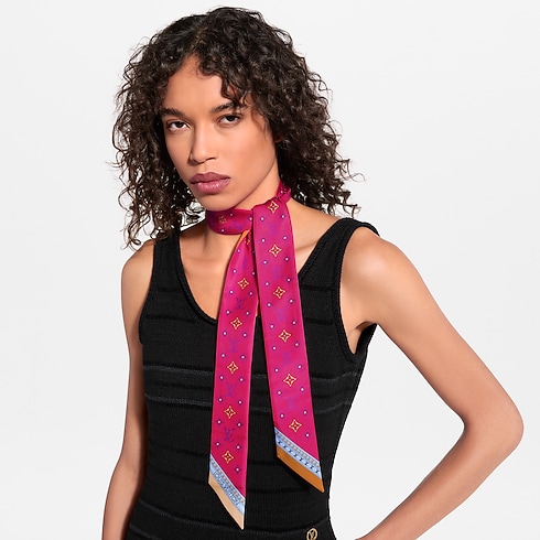 S00 Accessories Silk Squares and Bandeaus LV En Fleurs BB Bandeau | Louis Vuitton ® (Product zoom)