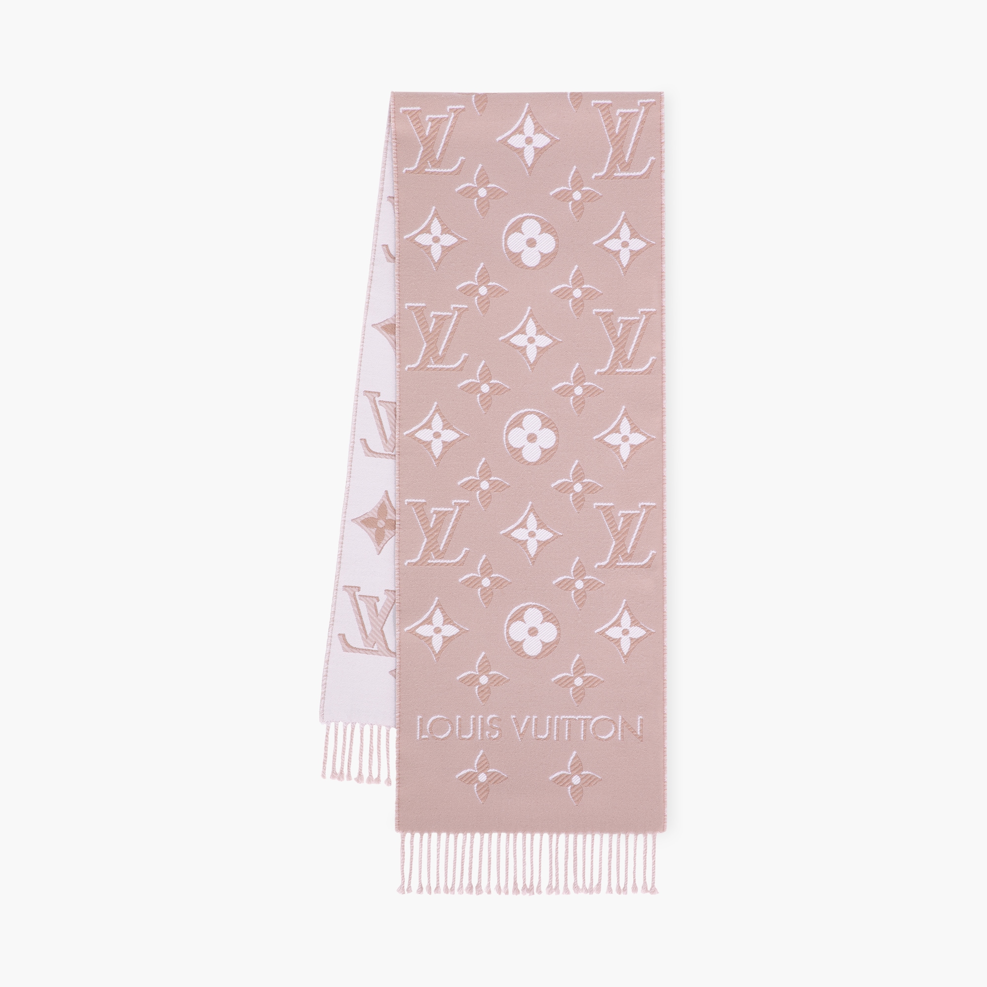 Monogram Echarpe Louis Vuitton Rose LV Essential Shine Scarf S00