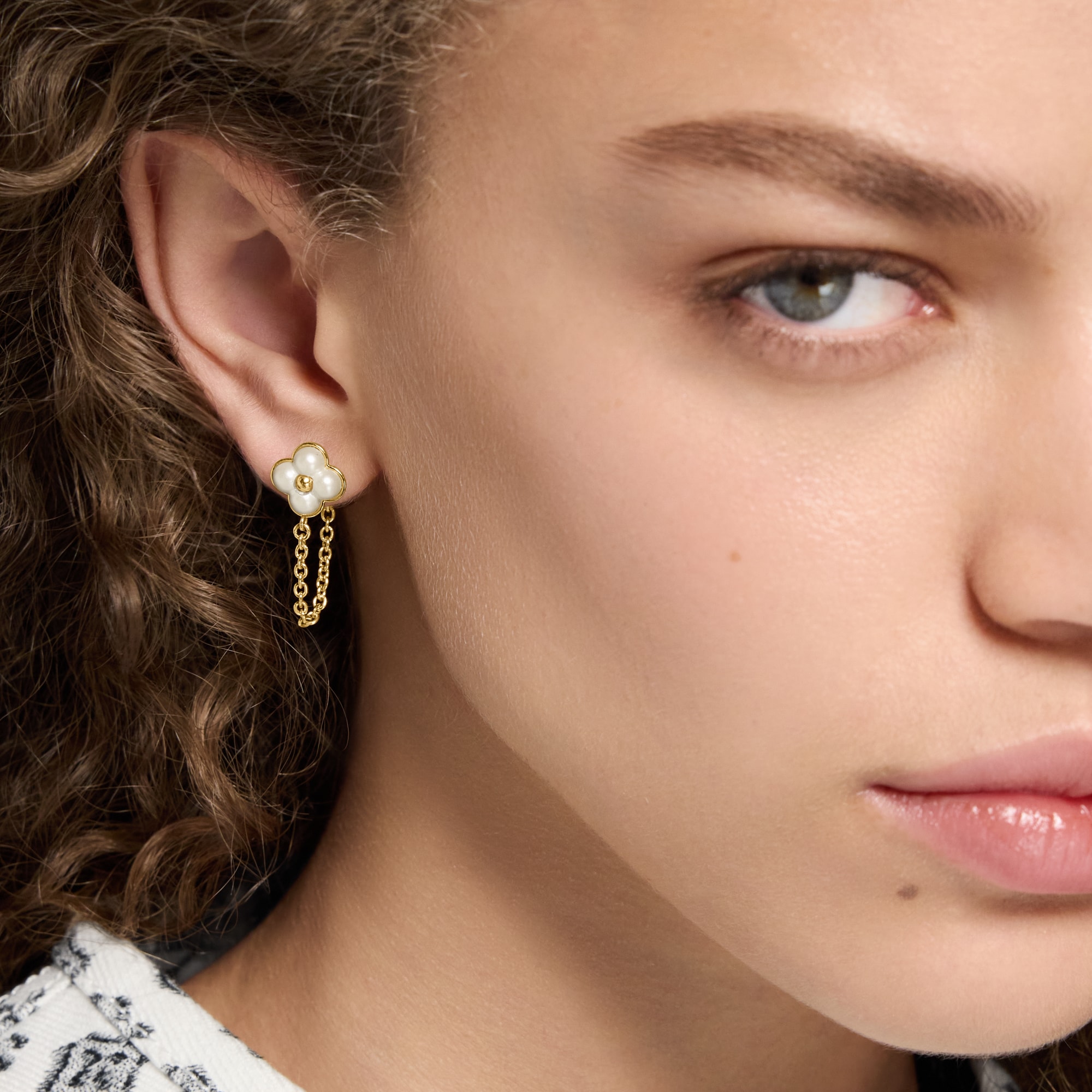 S00 Fashion Jewelry Earrings LV Floragram Earrings | Louis Vuitton ® (Product zoom)