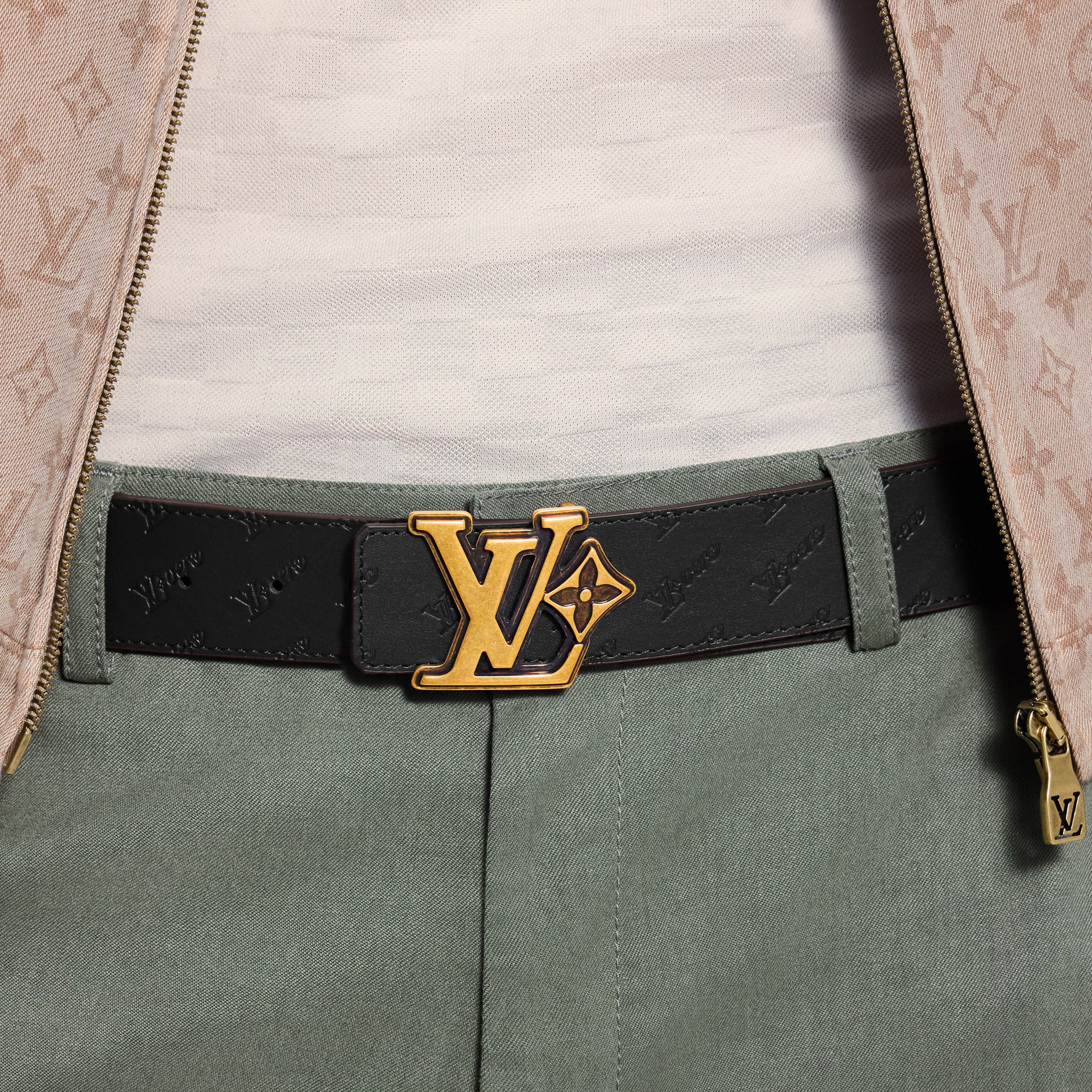  Accessoires Ceintures LV Flower 40mm Reversible Belt | Louis Vuitton ® (Zoom produit)