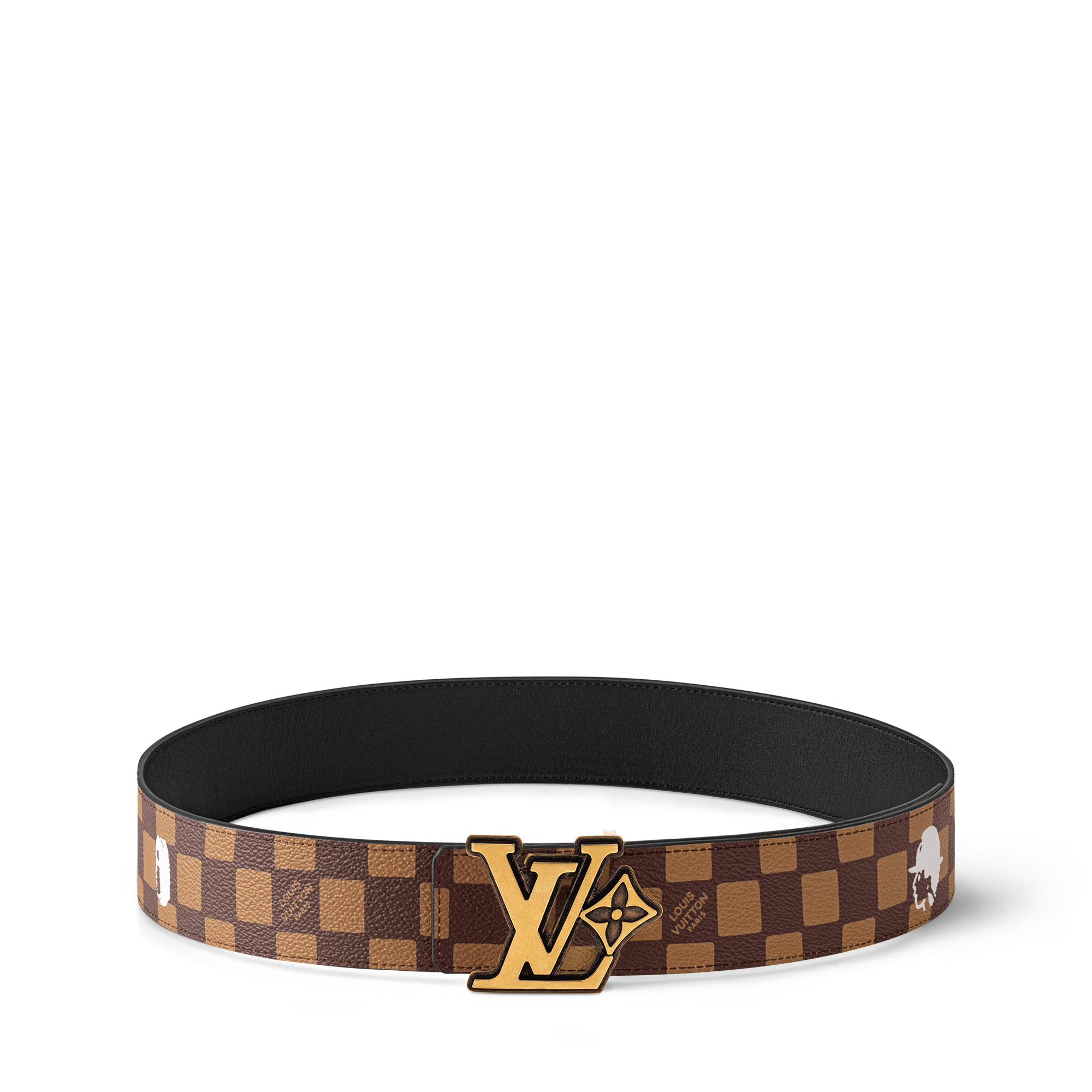 LV Flower Damier Phriendship 40mm Reversible Belt Men