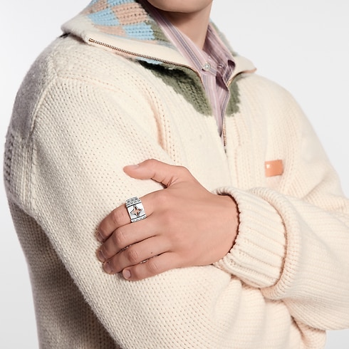 S00 Fashion Jewelry Rings LV Flower XL Ring | Louis Vuitton ® (Product zoom)