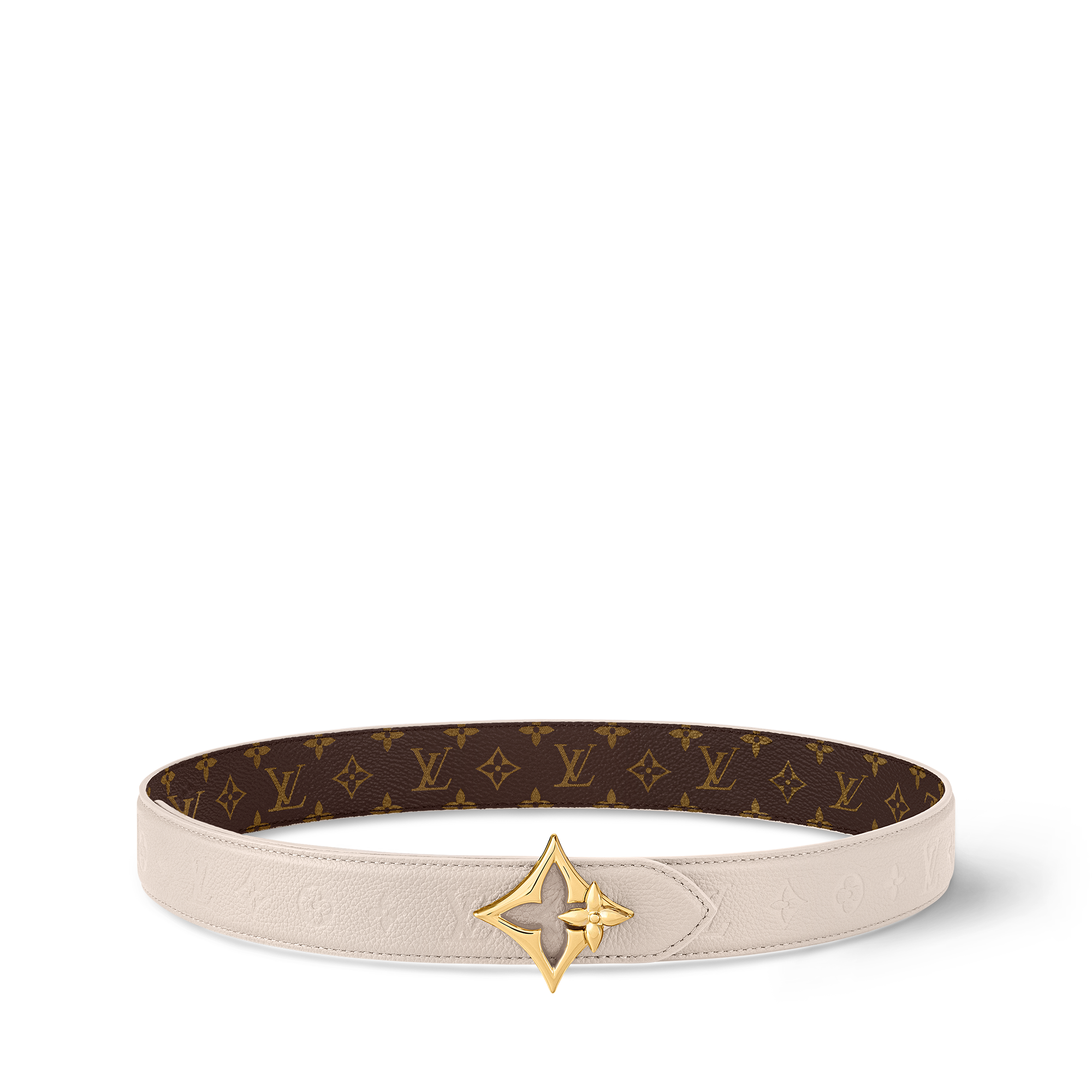 Louis Vuitton Monogram Fully Adjustable Holeless Unisex Belt Louis Vuitton Monogram Fully Adjustable Holeless Belt main image 4