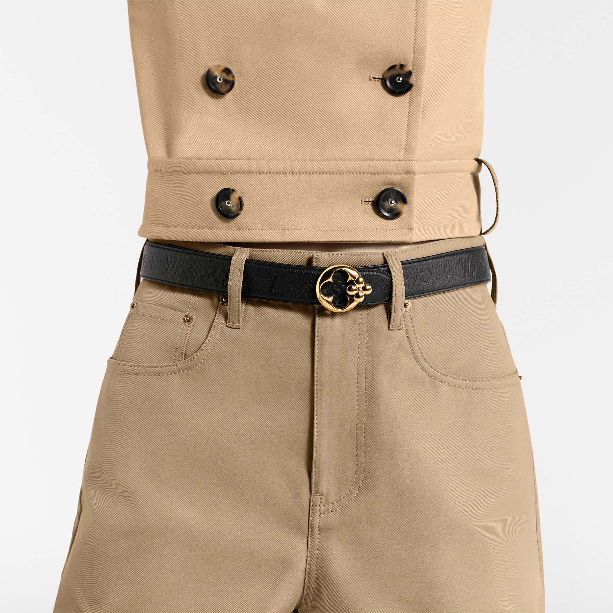 Monogram Accessories Belts LV Flowergram Round 30mm Reversible Belt | Louis Vuitton ® (Product zoom)