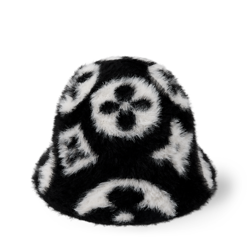 S00 Accessories Hats and Gloves LV Fluffy Monogram Hat | Louis Vuitton ® (Product zoom)