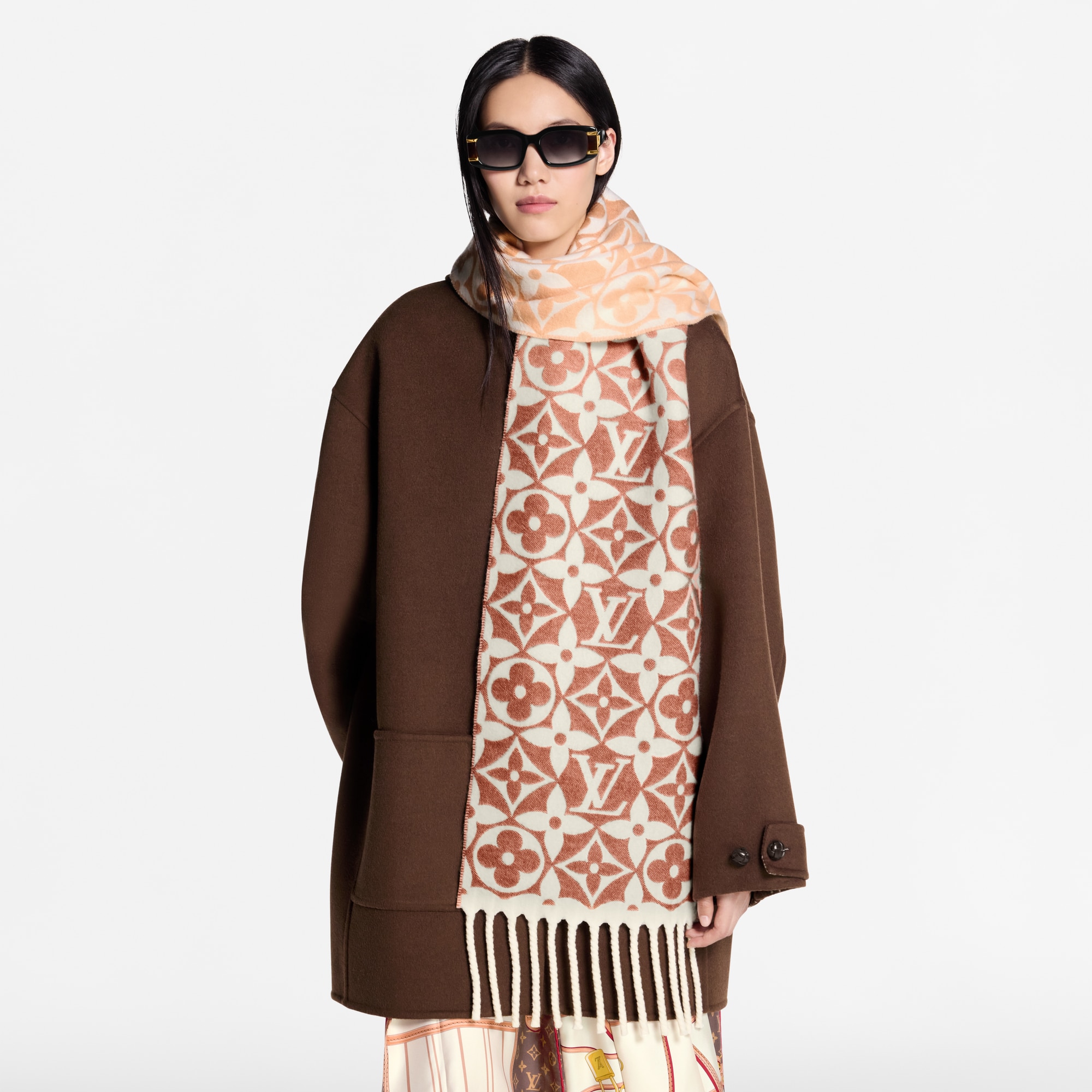 S00 Accessories Scarves  LV Frosty Gradient Scarf | Louis Vuitton ® (Product zoom)