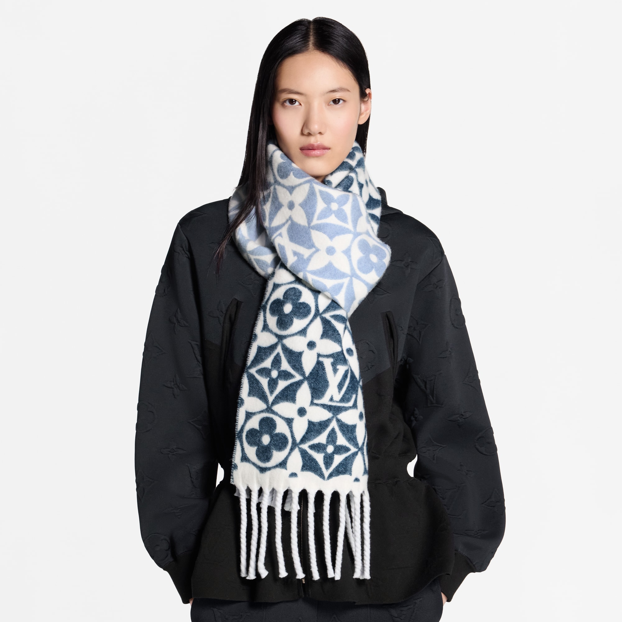 S00 Accessories Scarves  LV Frosty Gradient Scarf | Louis Vuitton ® (Product zoom)