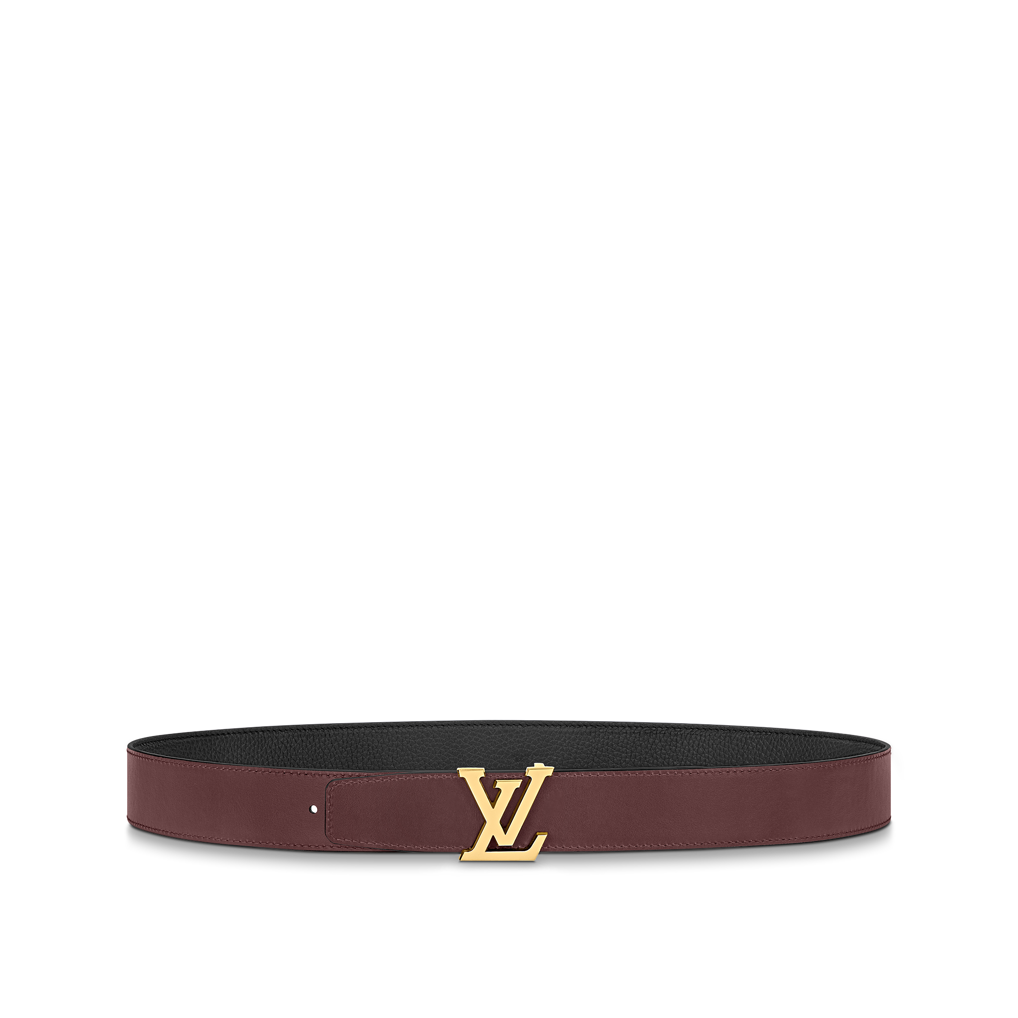 Louis Vuitton reversible Textured Leather Belt with Gold LV Buckle LOUIS VUITTON LV INITIALES REVERSIBLE BELT 40 MM BLACK/MONOGRAM main image 3