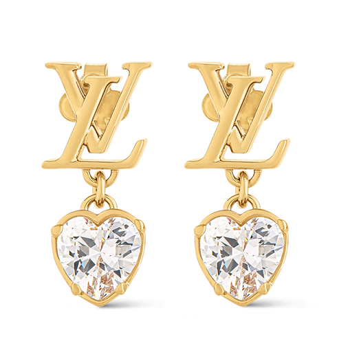 S00 Fashion Jewelry All Fashion Jewelry LV Iconic Heart Earrings | Louis Vuitton ® (Product zoom)