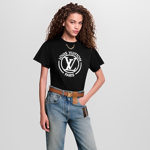 LV Initiales 30MM Madeleine vue recadrée et portée
