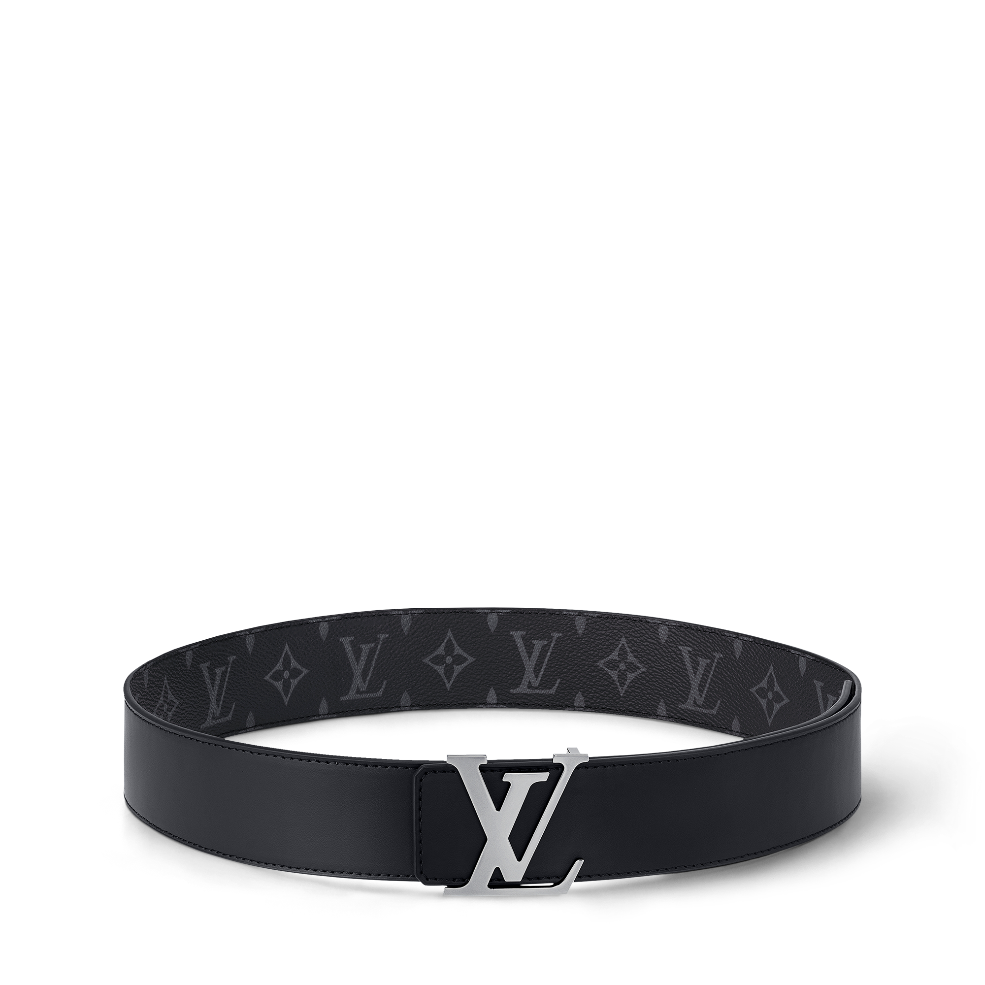 Toile Monogram Eclipse Accessoires Ceintures LV Initiales 40MM Reversible | Louis Vuitton ® (Zoom produit)