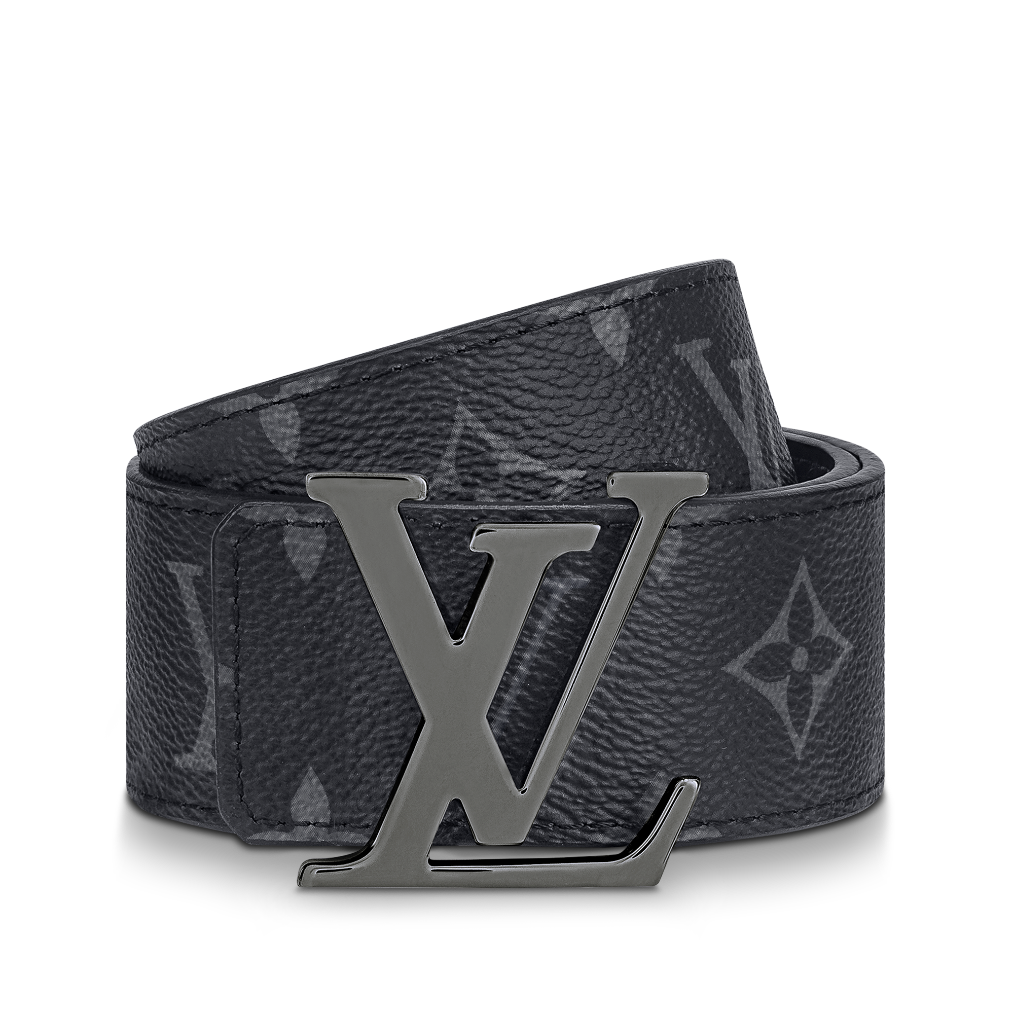 Monogram Eclipse Canvas Accessories Belts LV Initiales 40MM Reversible | Louis Vuitton ® (Product zoom)