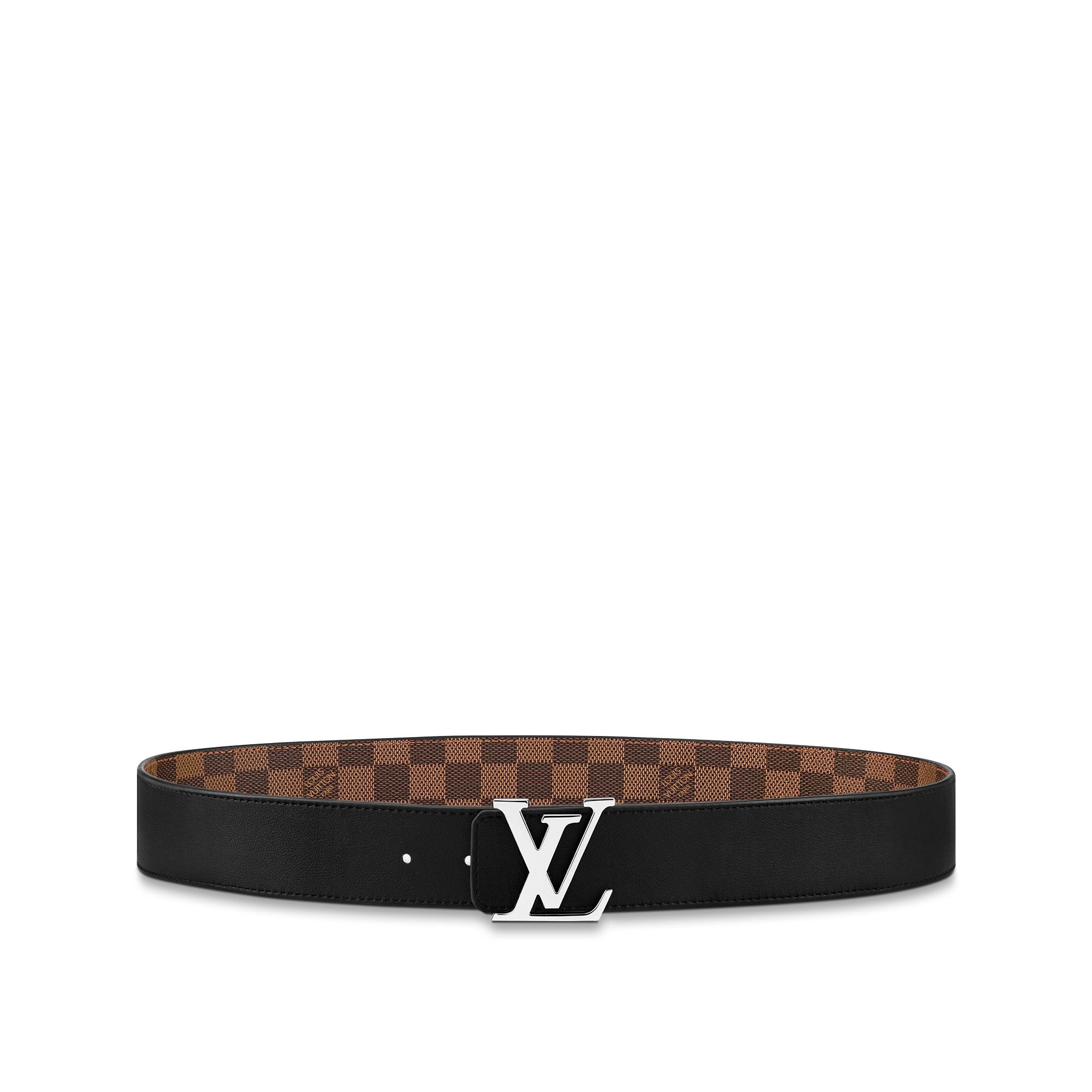 Damier Graphite Canvas Accessories Belts LV Initiales 40mm Reversible Belt | Louis Vuitton ® (Product zoom)