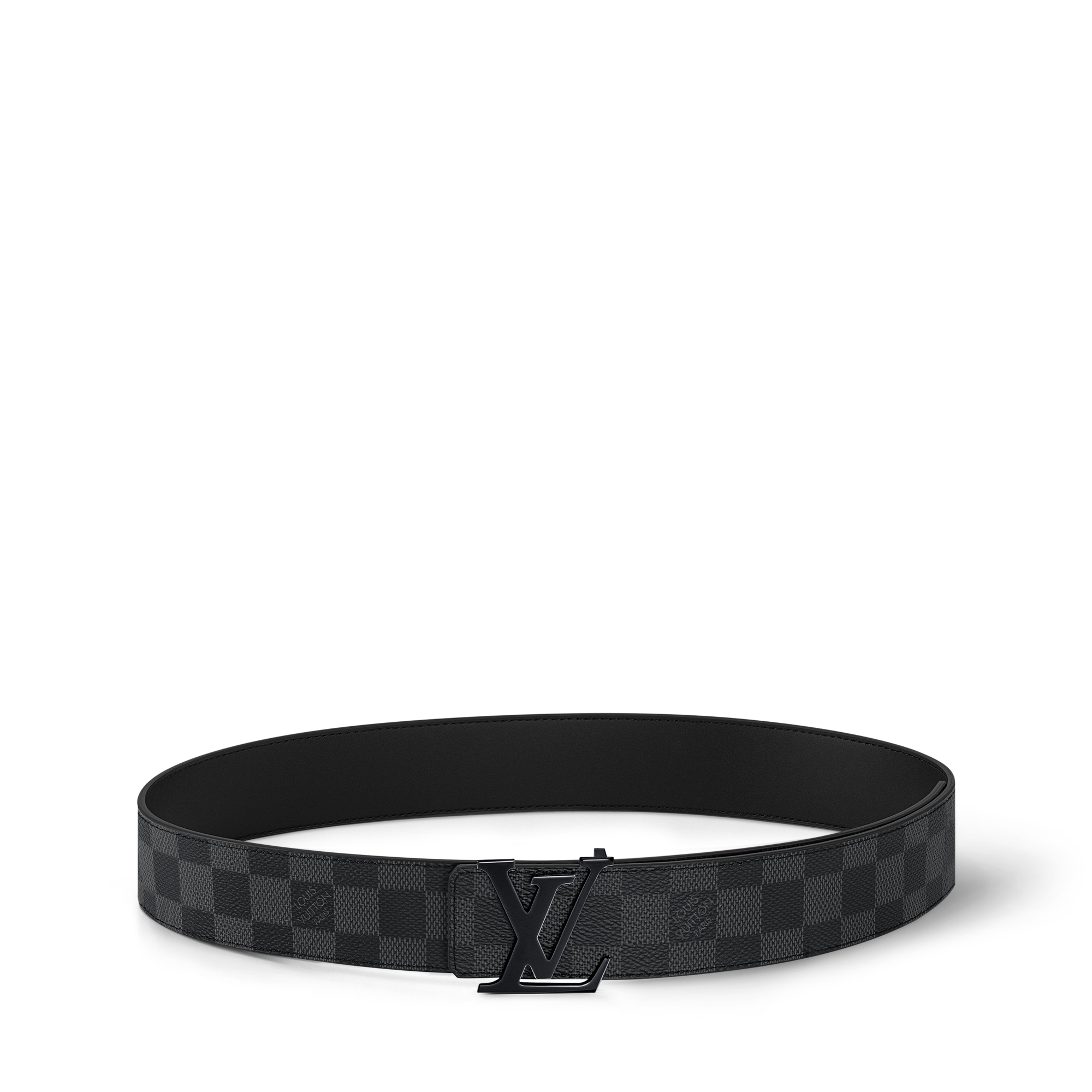 Damier Graphite Canvas Accessories Belts LV Initiales 40mm Reversible Belt | Louis Vuitton ® (Product zoom)