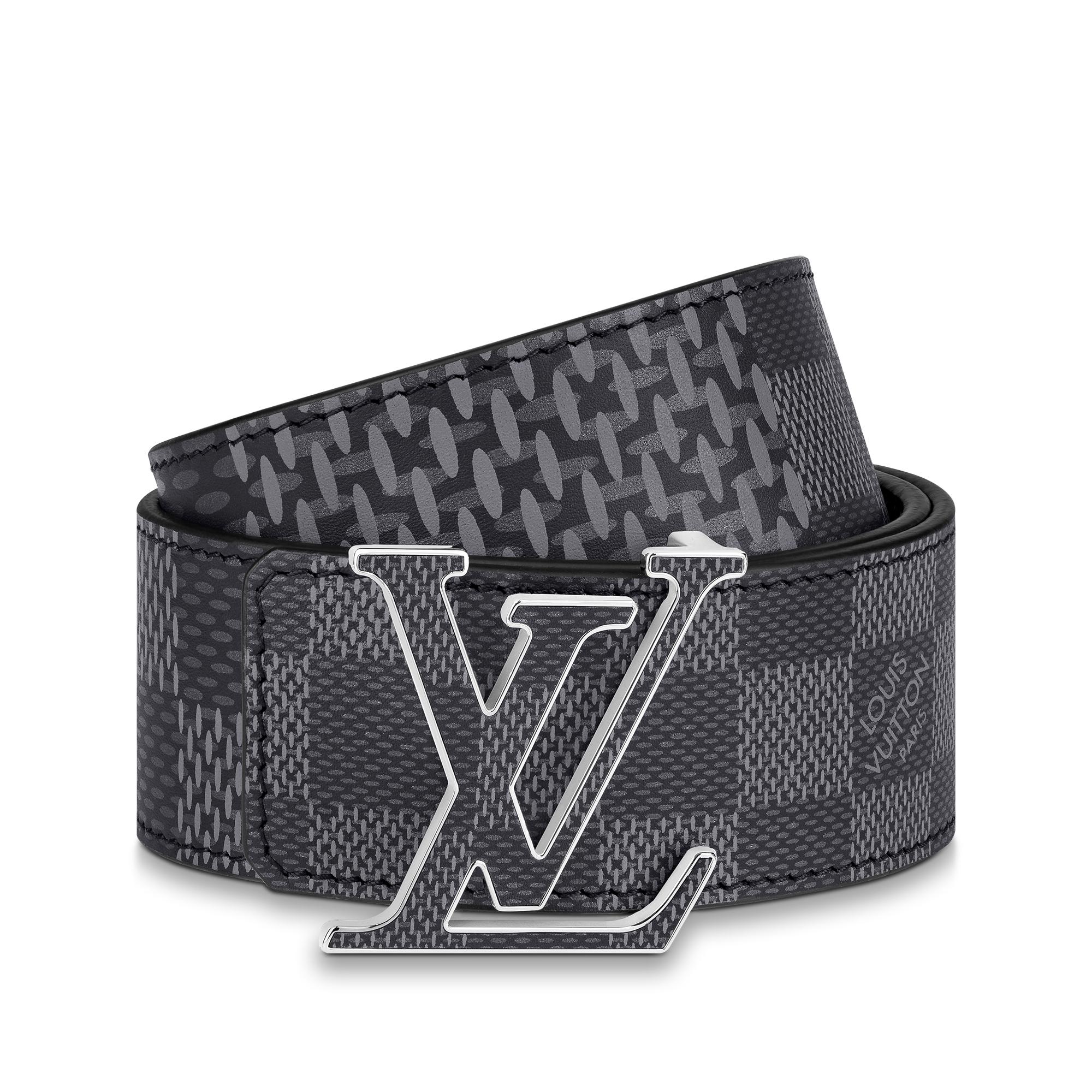 Damier Infini Leather Accessories Belts LV Initiales 40mm Reversible Belt | Louis Vuitton ® (Product zoom)
