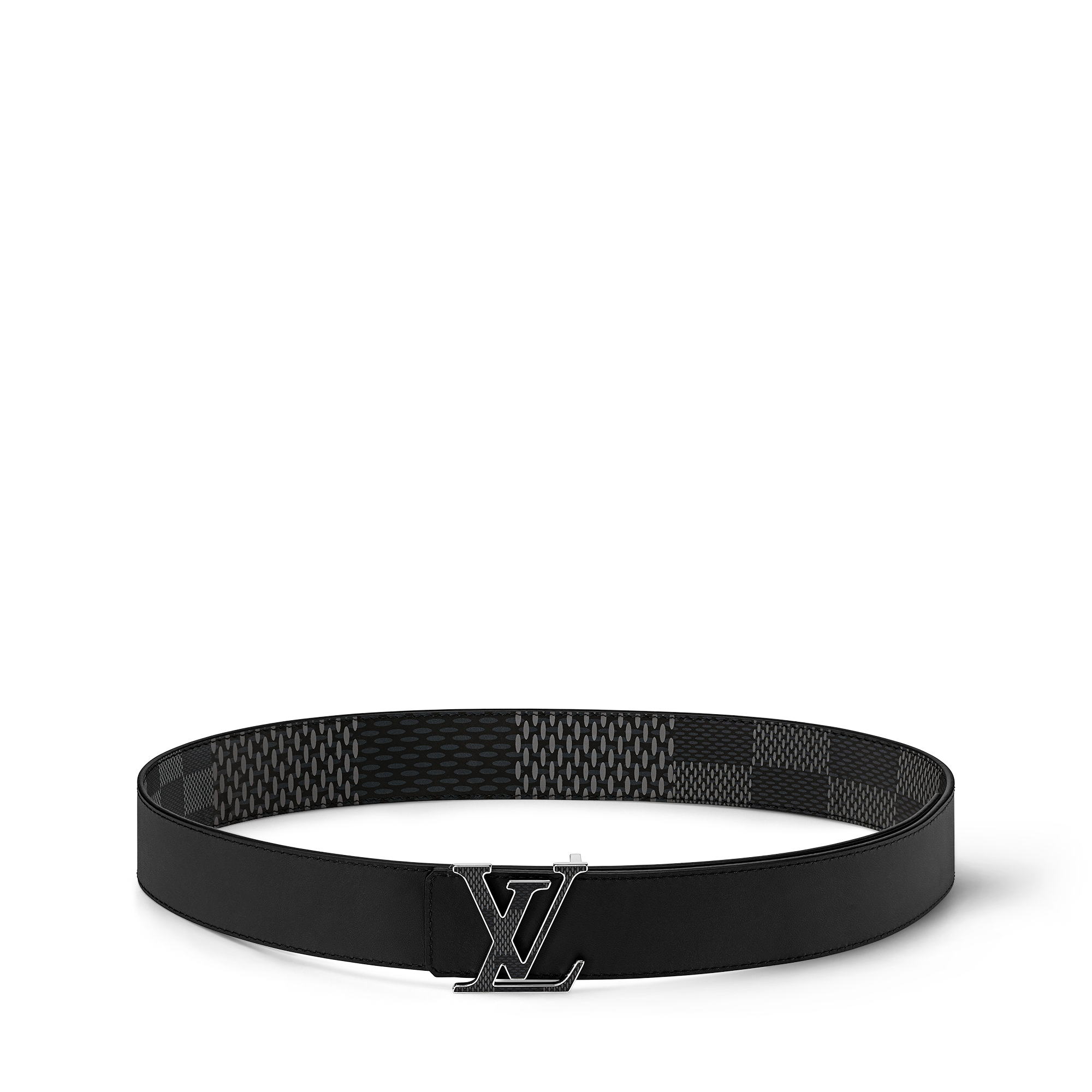 Damier Infini Leather Accessories Belts LV Initiales 40mm Reversible Belt | Louis Vuitton ® (Product zoom)