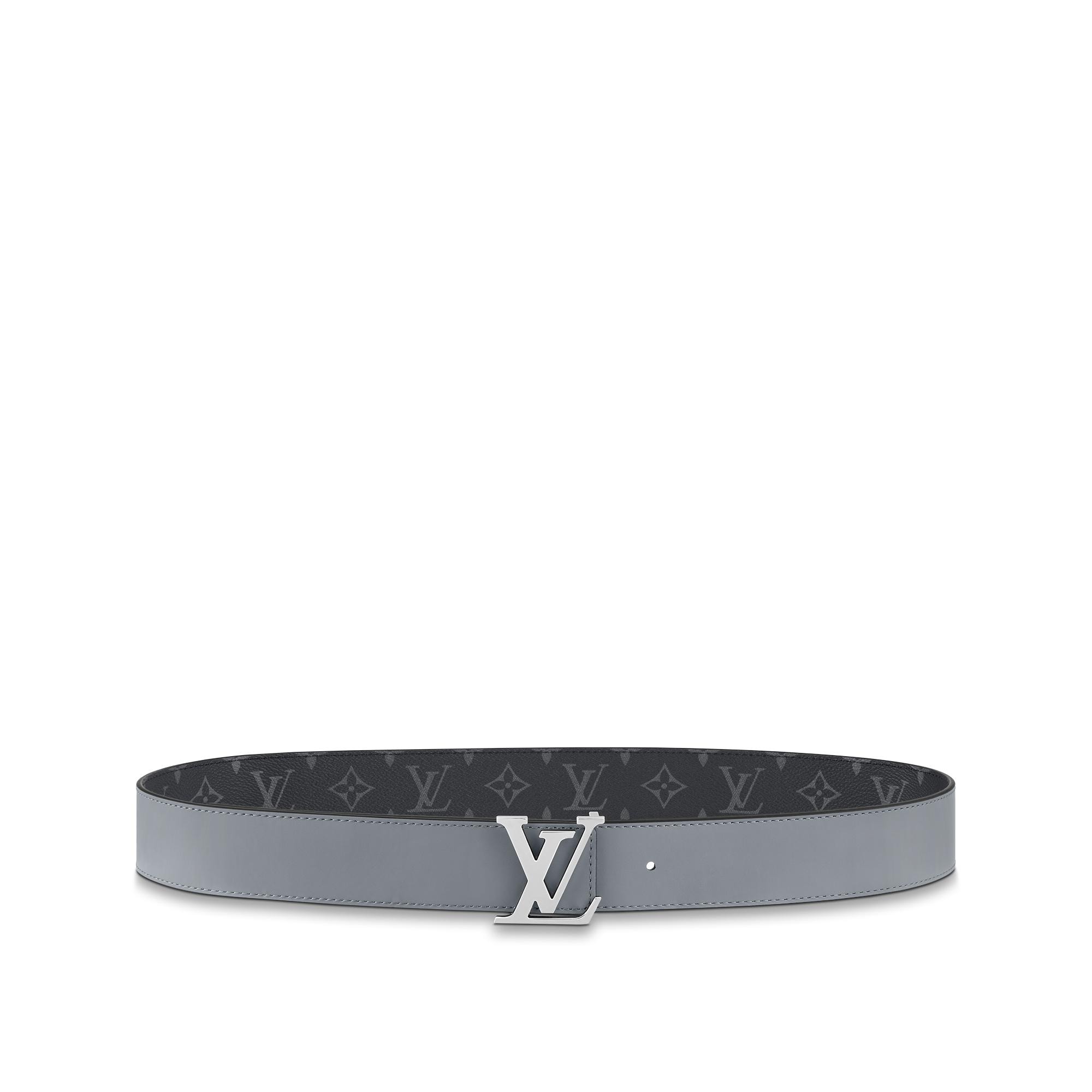 Monogram Eclipse Canvas Accessories Belts LV Initiales 40mm Reversible Belt | Louis Vuitton ® (Product zoom)