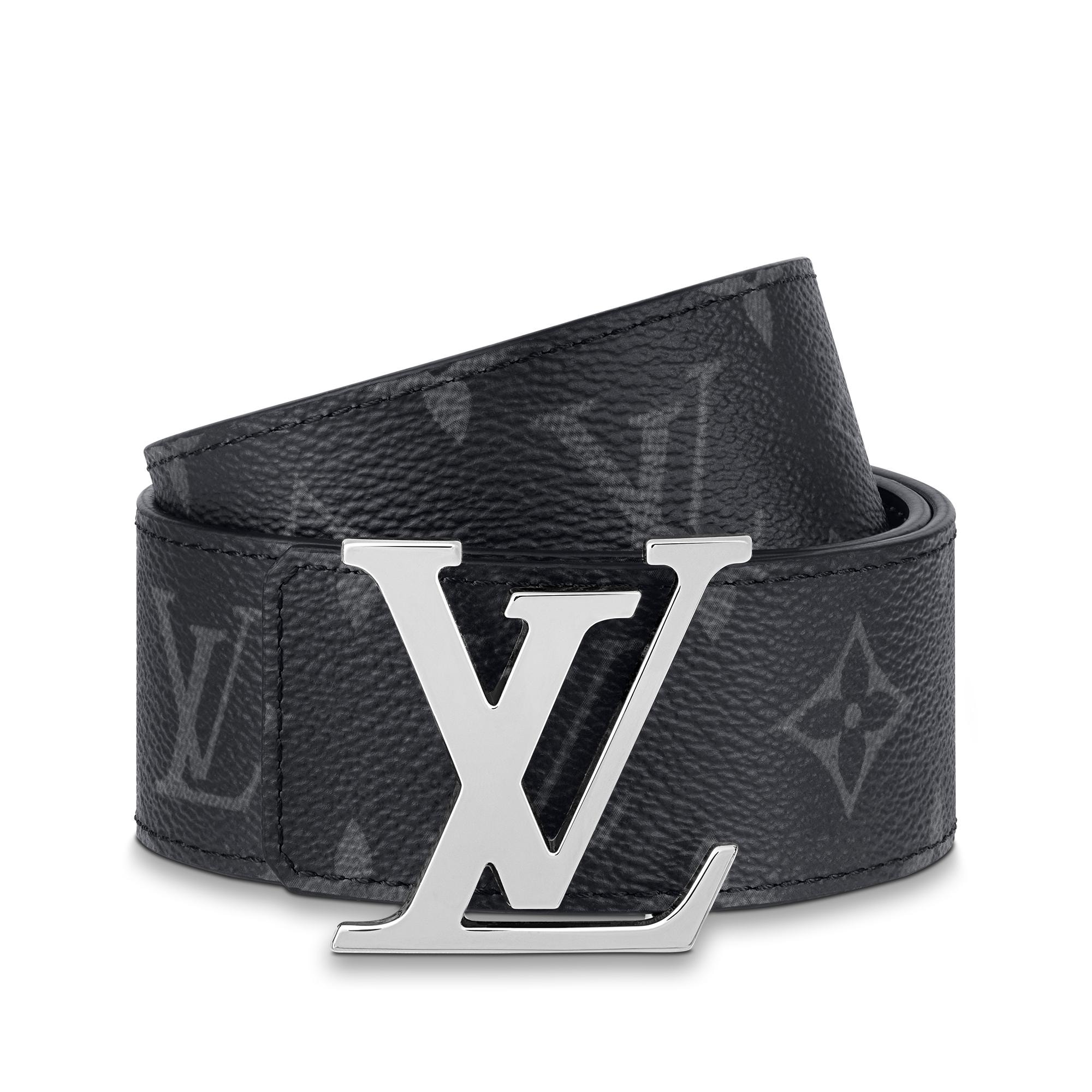 Monogram Eclipse Canvas Accessories Belts LV Initiales 40mm Reversible Belt | Louis Vuitton ® (Product zoom)