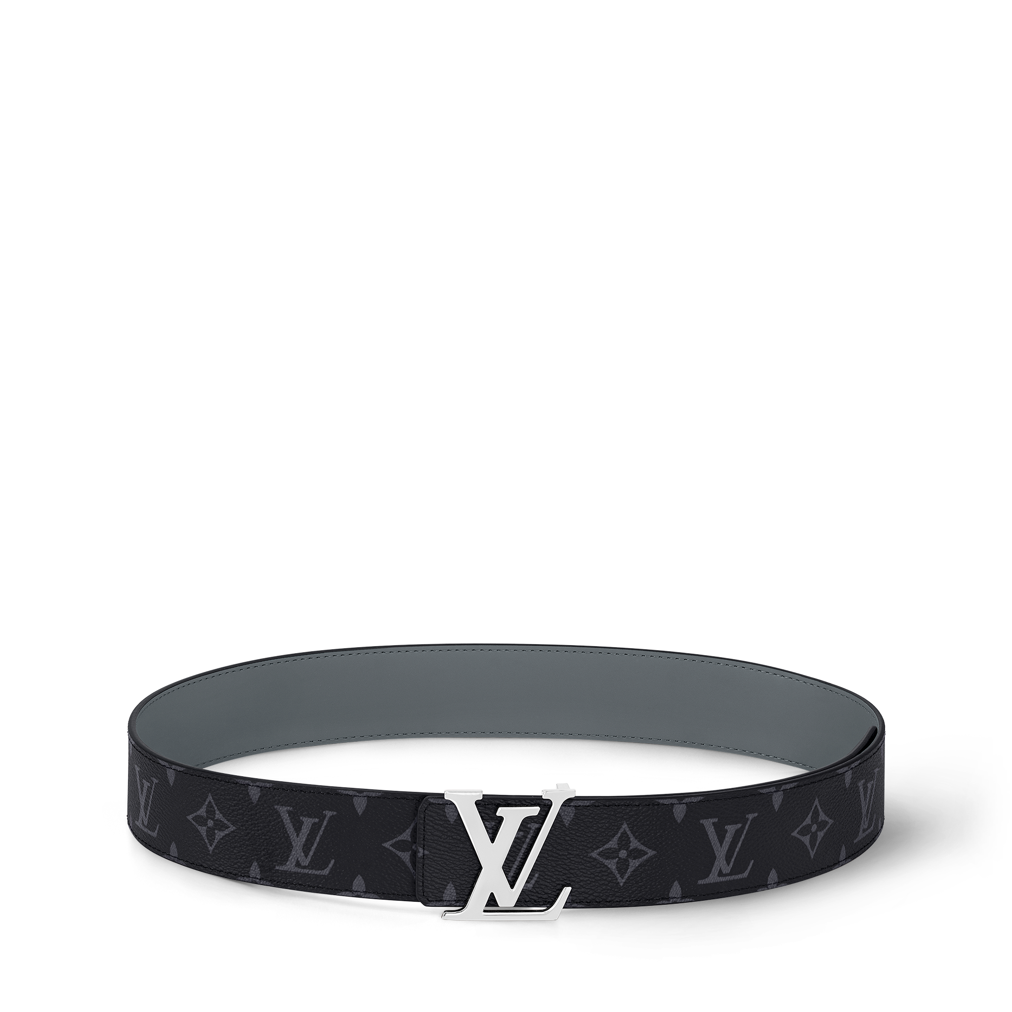Monogram Eclipse Canvas Accessories Belts LV Initiales 40mm Reversible Belt | Louis Vuitton ® (Product zoom)