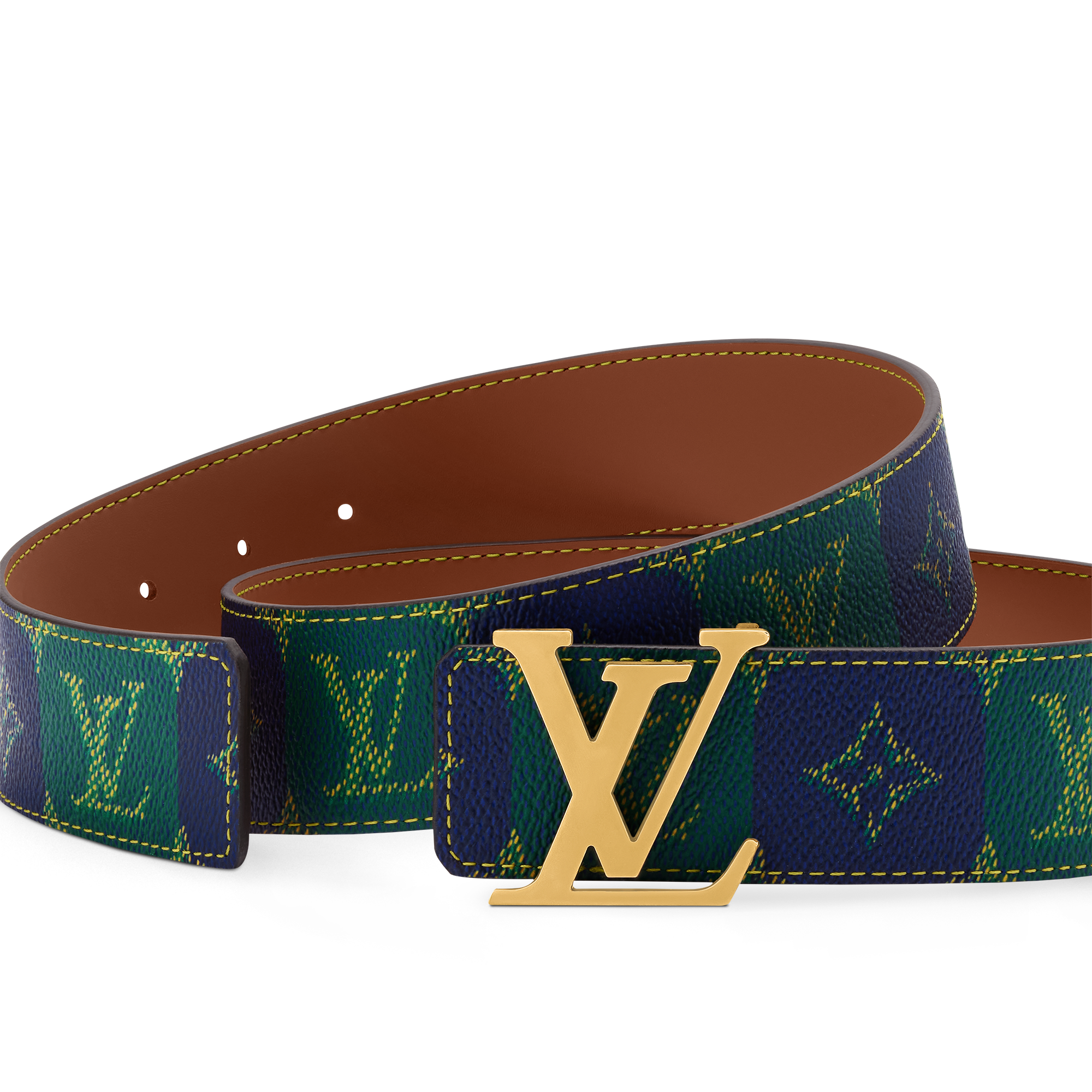  Accessories Belts LV Initiales College Monogram Heritage 40mm Reversible Belt | Louis Vuitton ® (Product zoom)