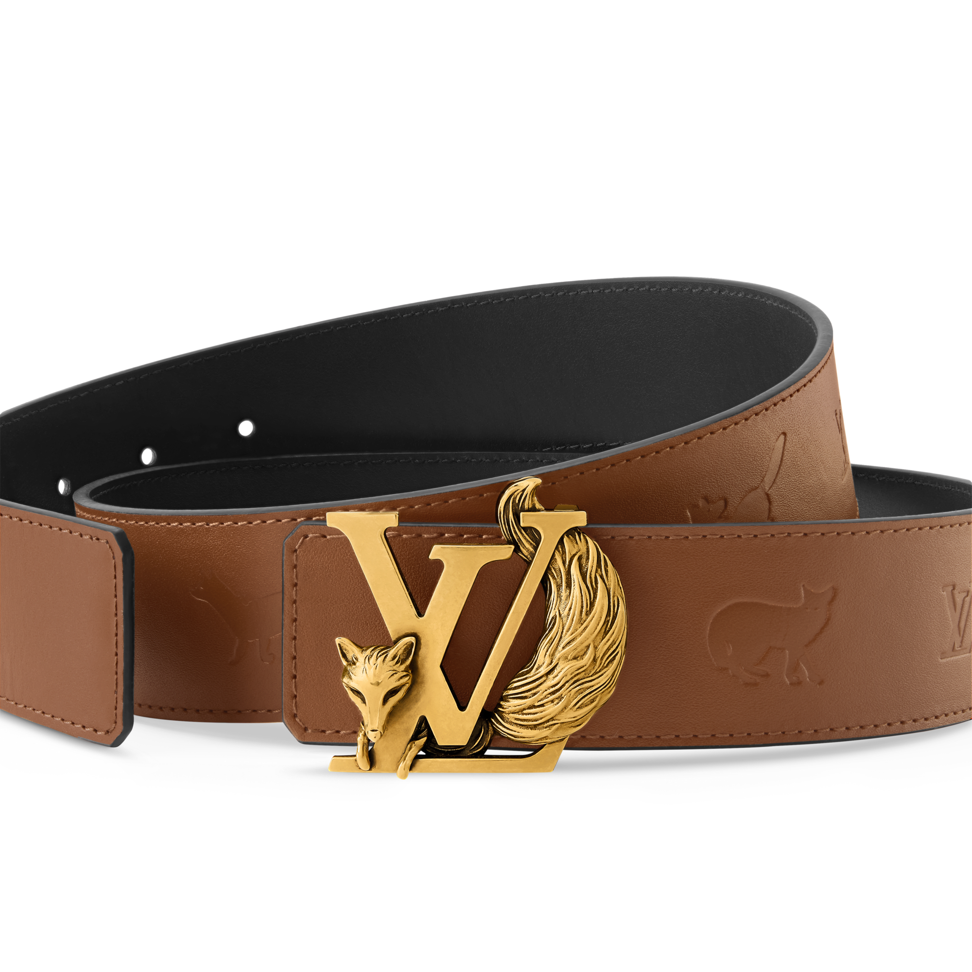  Accessories Belts LV Initiales Fox 40mm Reversible Belt | Louis Vuitton ® (Product zoom)